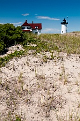 Race Point Lighthouse on Cape Cod, in Massachusetts